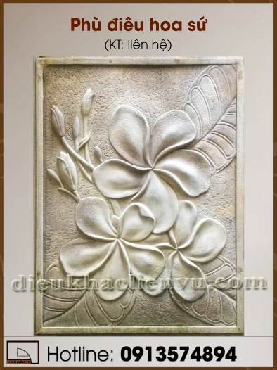 Phù điêu hoa sứ